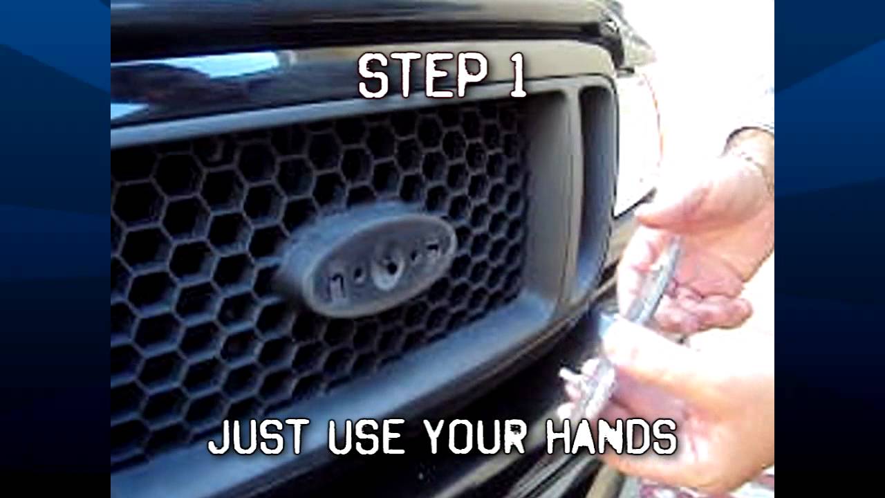 How to remove ford ranger emblems #8