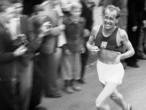 Upload mp3 to YouTube and audio cutter for Emil Zátopek Wins 5,000m, 10,000m & Marathon Gold - Helsinki 1952 Olympics download from Youtube