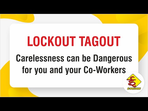Carelessness can be Dangerous - LOTO Video by E-Square