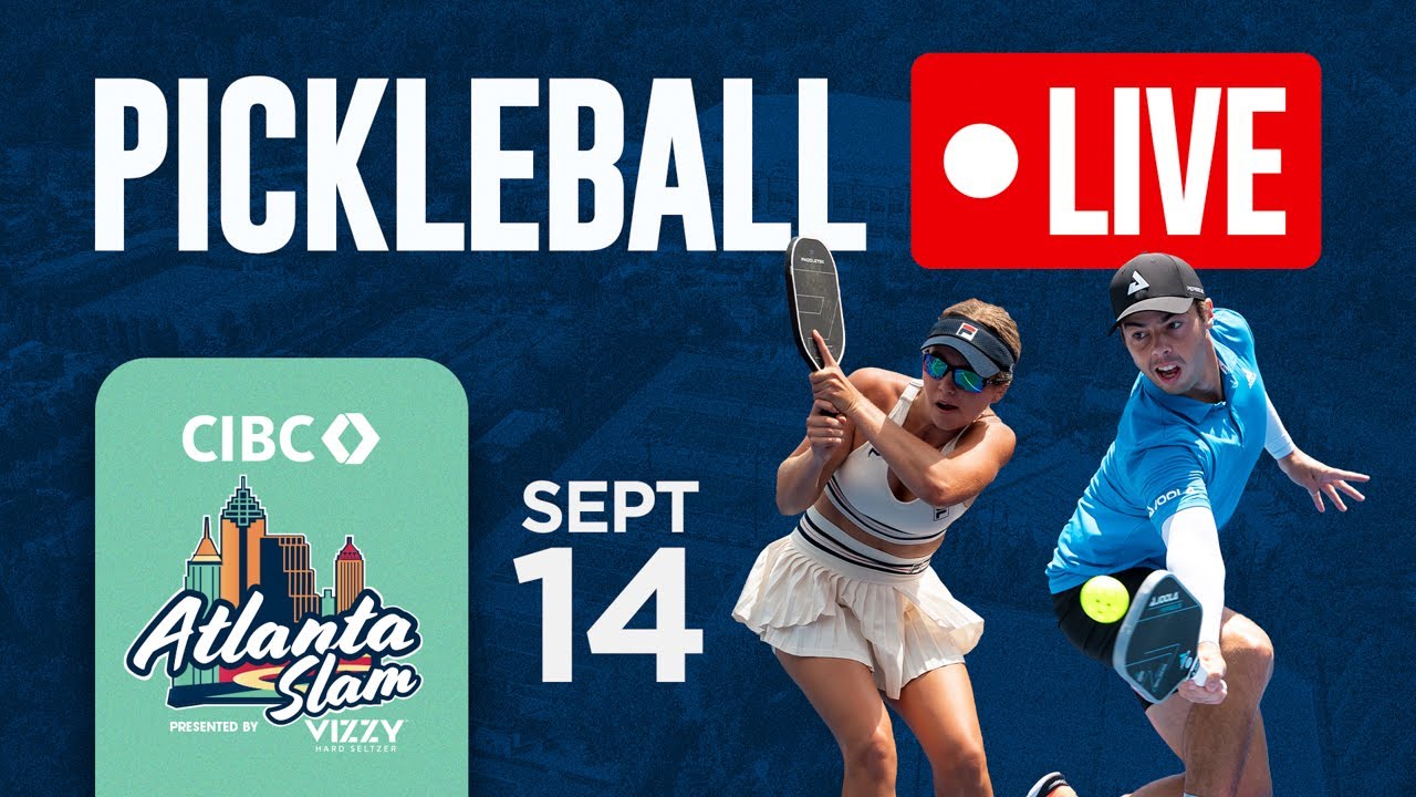 Pickleball Live Saturday at the CIBC Atlanta Slam Presented by Vizzy