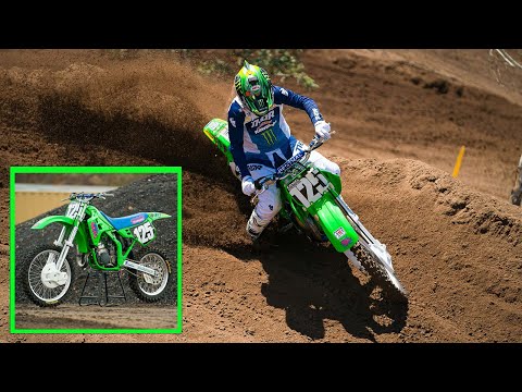Jeremy McGrath on a 1990 KX125! - RAW #TwoStroke