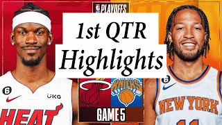 Miami Heat vs. New York Knicks Full Highlights 1st QTR | May 10 | 2022-2023 NBA Playoffs
