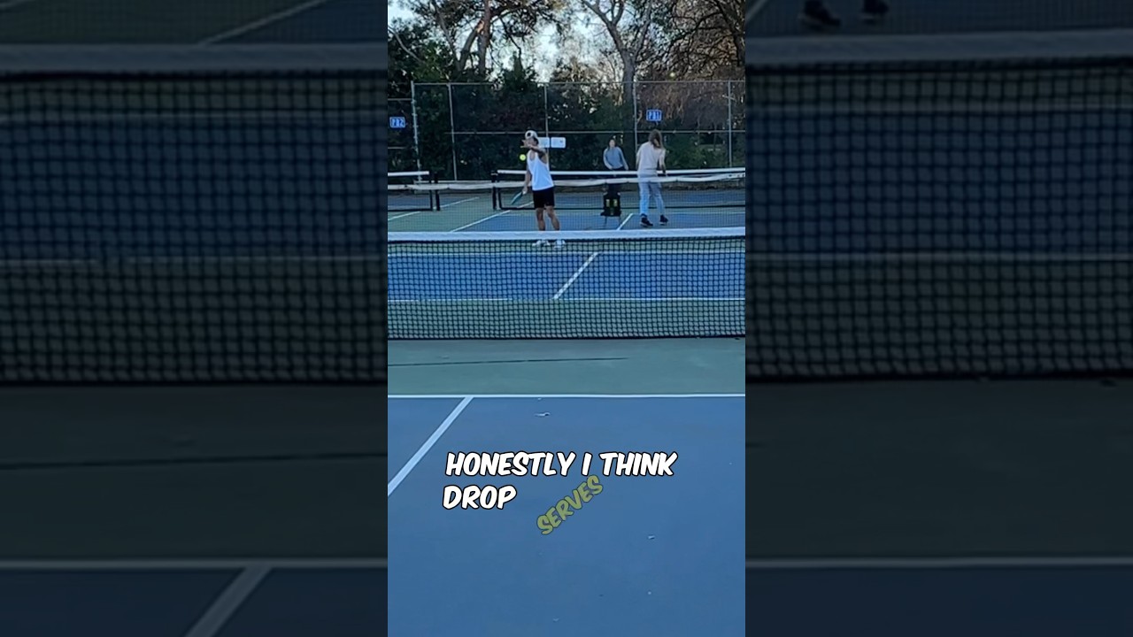 The Drop Slice Serve is Nasty