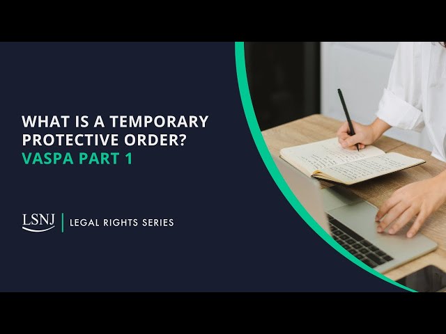 Sexual Assault Survivor Protection Act - Who Can Get A Protective Order. Video 1 of 3