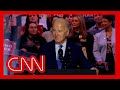 Watch Biden react to hecklers repeated interruptions during speech