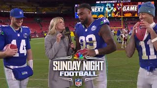 Seahawks' Sam Darnold: Jaxon Smith-Njigba 'makes it real easy' to succeed | SNF | NFL on NBC