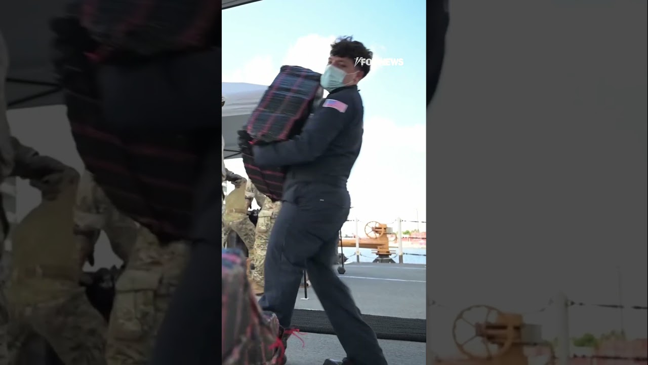 WATCH: Largest cocaine offload in US Coast Guard history #shorts #usa #us #world #news #viral