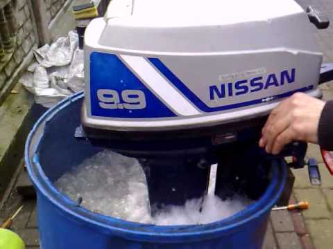 Nissan outboard motor 18hp 2 stroke for sale #4