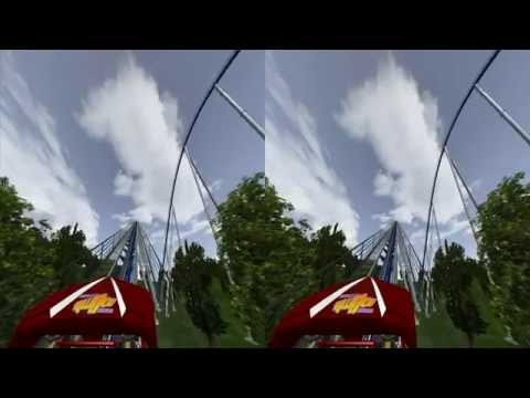 3D Rollercoaster: Spinemelter 3000 (3D for PC/3D phones/3D TVs/Crossed Eyes)