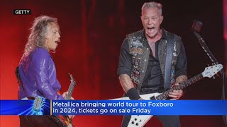 Metallica announces 2024 Foxboro concert dates