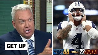 GET UP | "MVP" - Rex Ryan EXCITED by Dak Prescott makes history as Cowboys dominate Commanders 44-22