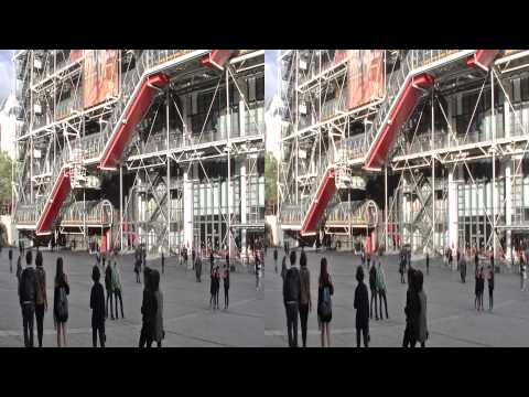 Paris, Centre Georges Pompidou 2013 3D