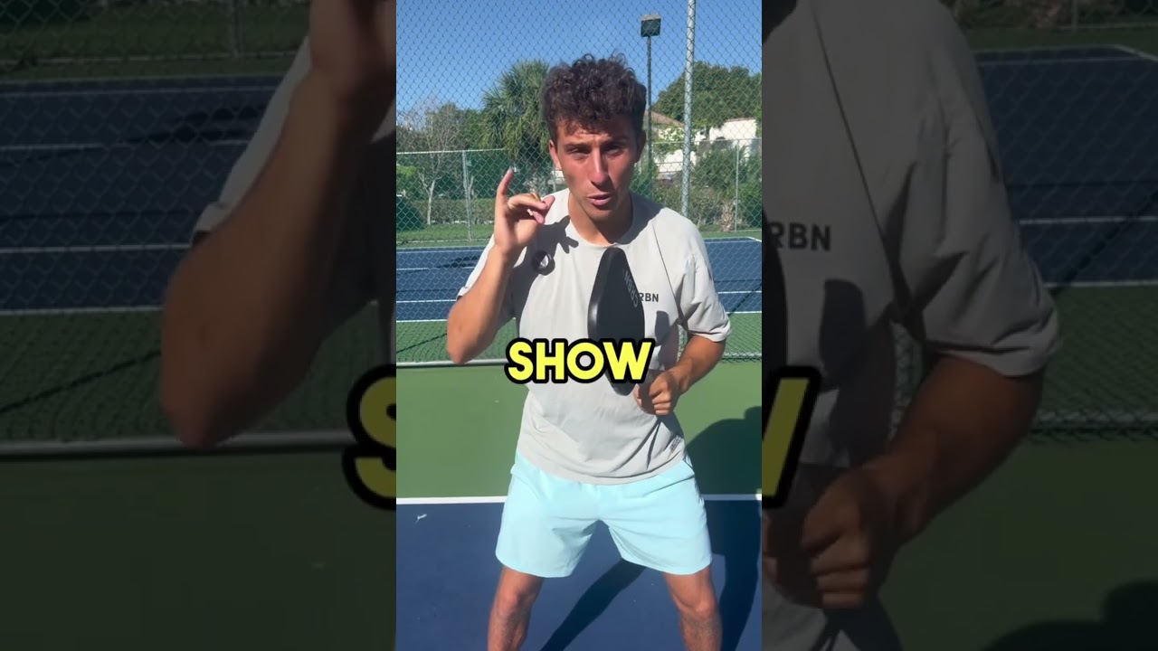 How to handle a banger in pickleball in under 60 seconds! #pickleball #pickleballtips #shorts