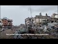 Buildings in city in northern Gaza Strip bear horrific scars of intensity of Israels offensive  - 01:13 min - News - Video