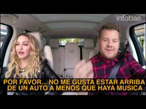 Madonna Carpool Karaoke subtítulos en español