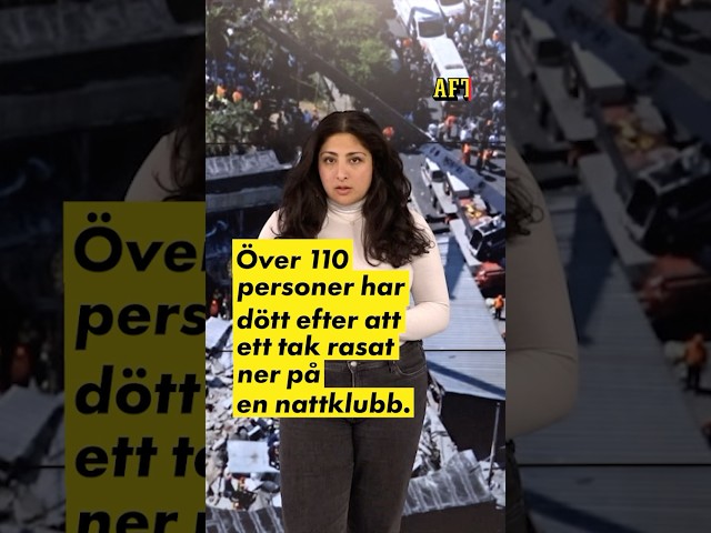 Kaos utbröt på dansgolvet när taket rasade