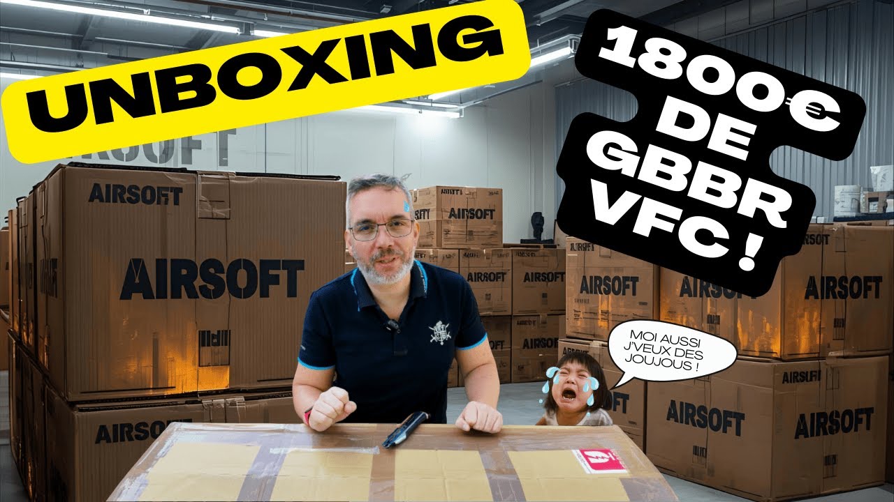 Airsoft - Unboxing spécial VFC ! [ENG dub]