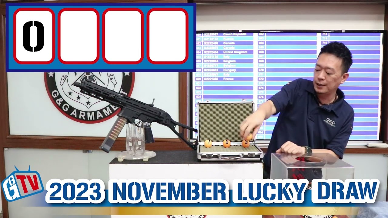 G&G Armament Lucky Draw November 2023