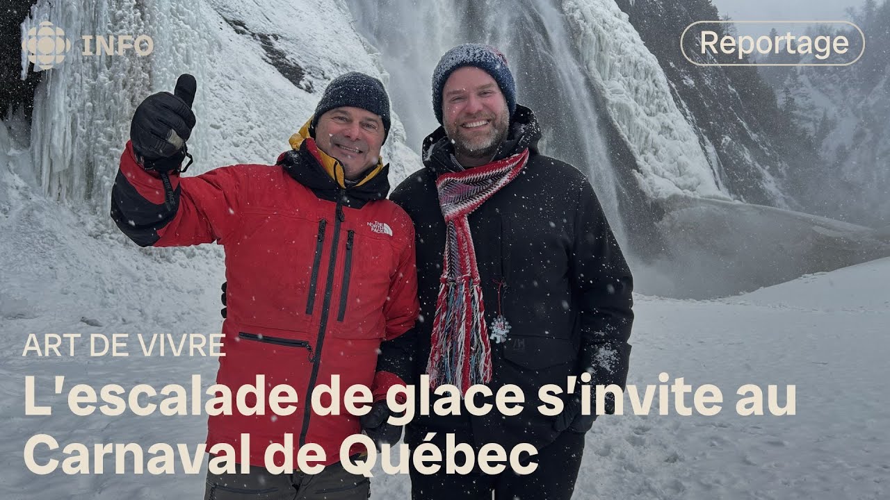 De l'escalade de glace offerte au Carnaval de Québec