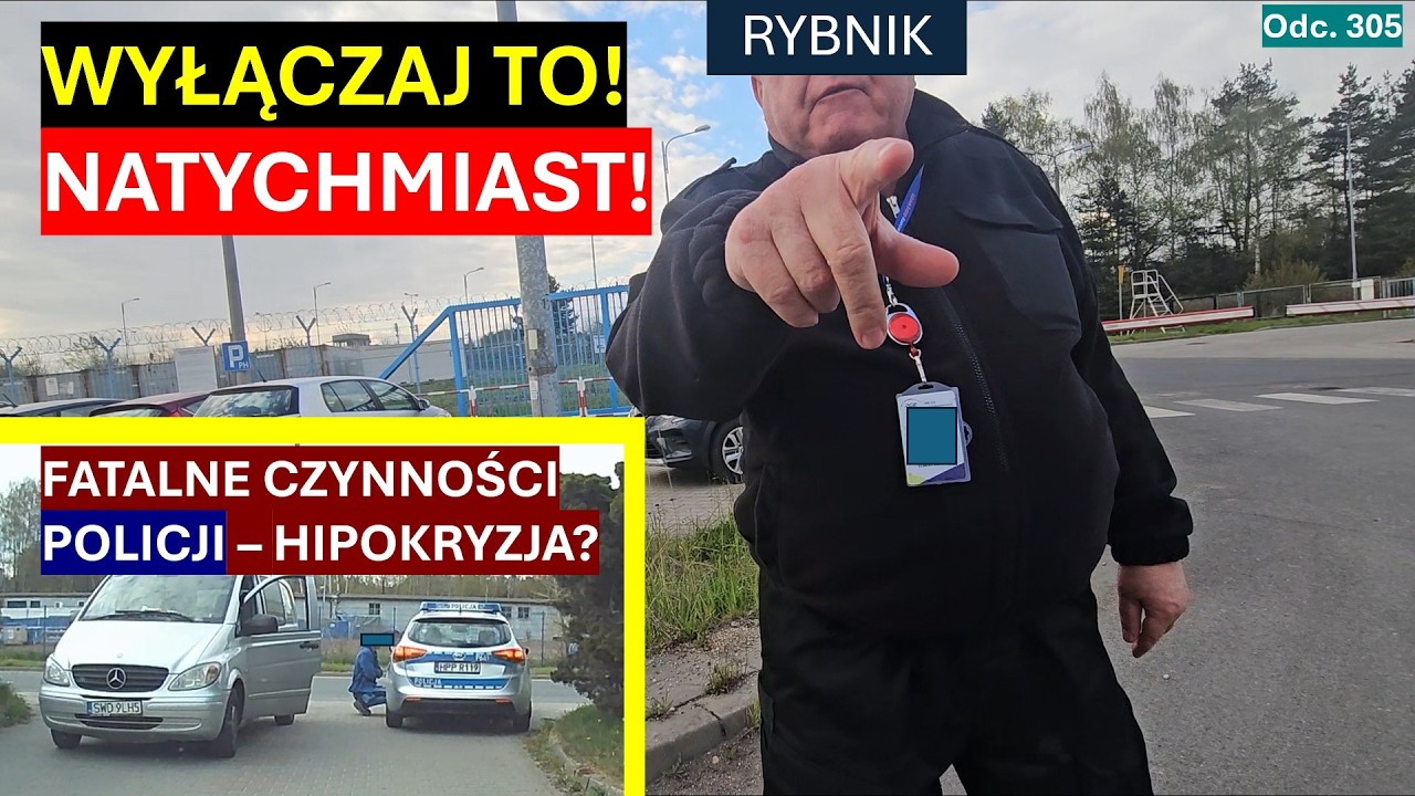 Ochroniarz niezwykle pobudzony i ma gdzieś to, co ci wolno! Niebywała hipokryzja policji #305