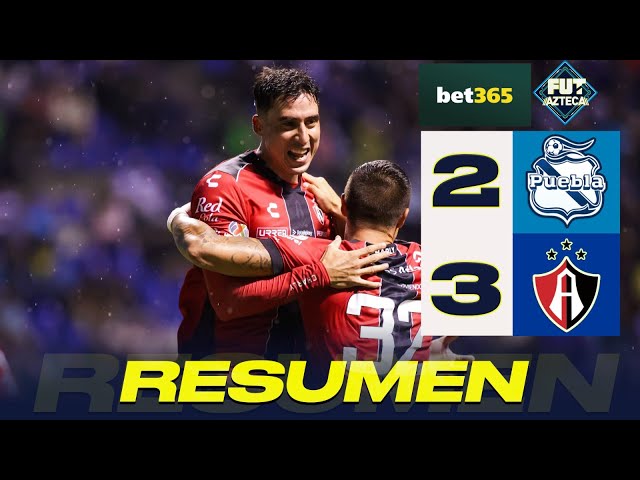 Resumen Puebla 2-3 Atlas | Jornada 1 | Liga BBVA MX, Apertura 2025 | Presentado por Bet365