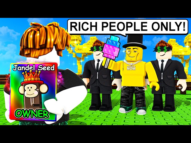 Trolling My Friend's Private Server as a NOOB in Grow a Garden
