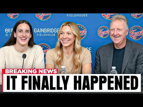 1 MIN AGO: Caitlin Clark, Sophie Cunningham & Larry Bird Made HUGE Announcement