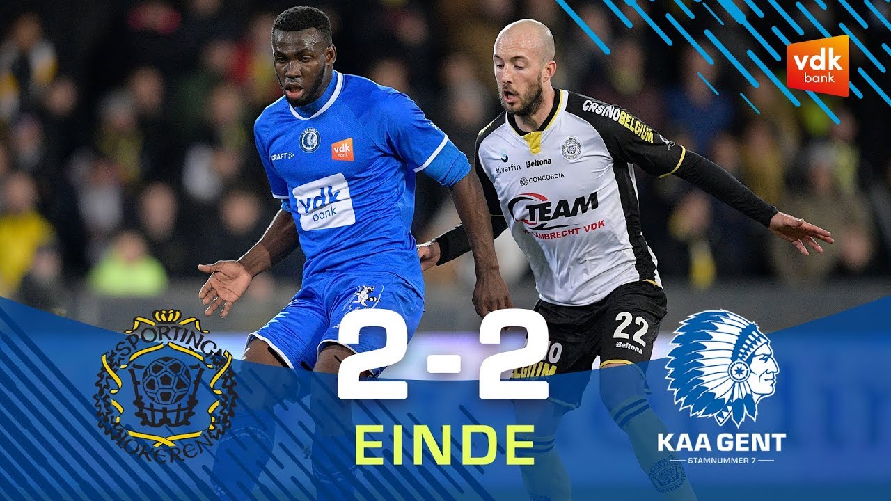 Lokeren - KAA GENT: 2-2