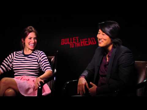 BULLET TO THE HEAD Cast Interviews Sung Kang & Sarah Shahi ...