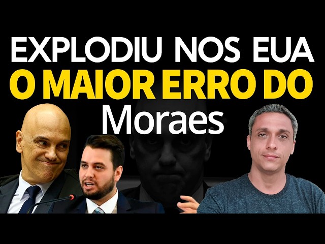 O maior erro do Moraes - Caso do Filipe Martins explode nos EUA. Crime internacional
