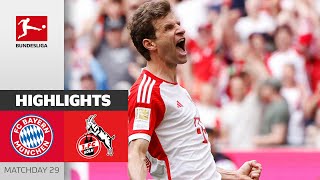 Müller & Co. With Deserved Win! | FC Bayern München — 1. FC Köln 2-0 | Highlights | Matchday 29