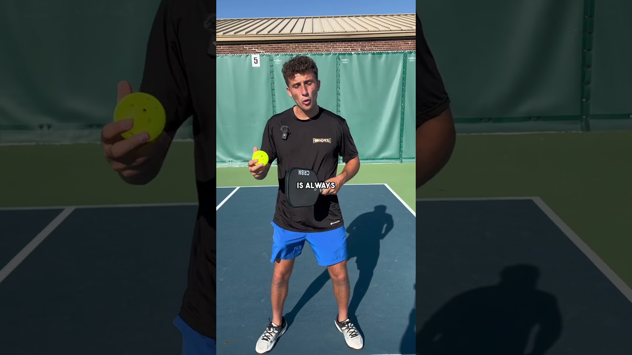 Protect Your Partner If They Hit a Bad Return Of Serve! #pickleballtips #pickleball #shorts