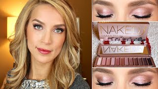 Naked 3 Urban Decay Makeup Tutorial, naked3, urbandecay, urbandecaynaked, nakedpalette, eyeshadow, rose, rosegold, pink