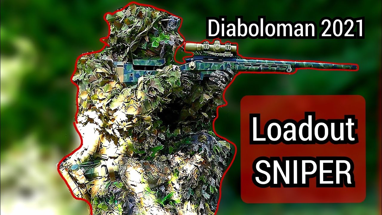 Diaboloman SNIPER LOADOUT 2021 / Ghillie, aap01, mk23, gopro...