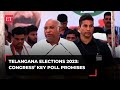 Telangana Elections 2023: Mallikarjun Kharge unveils Congress key polls promises