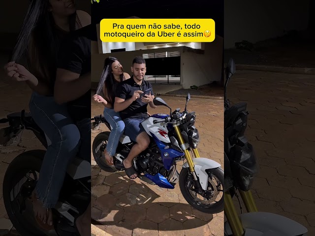 todo motoqueiro de uber é assim