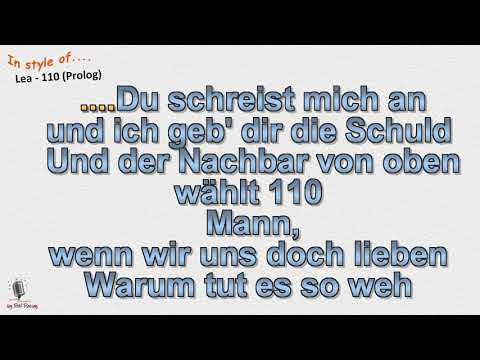 Lea - 110 (Prolog) - Instrumental und Karaoke