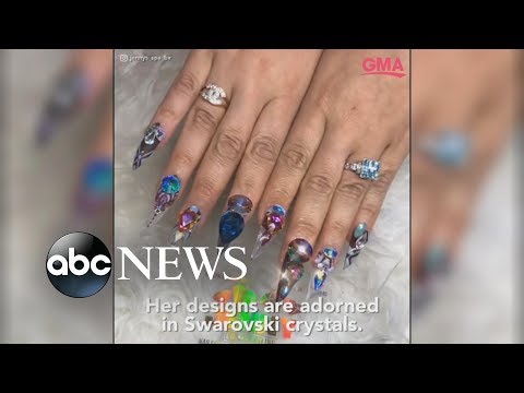 Meet the woman behind Cardi B's 'blinged' out manicure