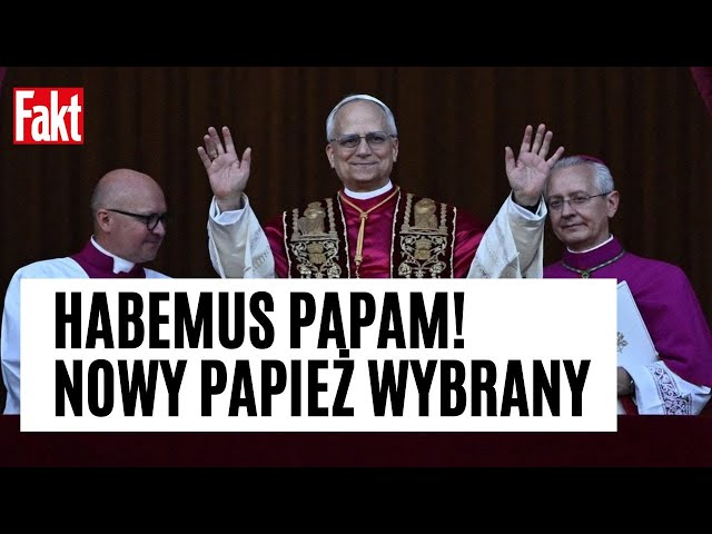 NOWY PAPIEŻ Leon XIV. Biały dym nad Watykanem. Konklawe wybrało nowego papieża