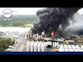 Air quality concerns after massive explosion at Louisiana factory