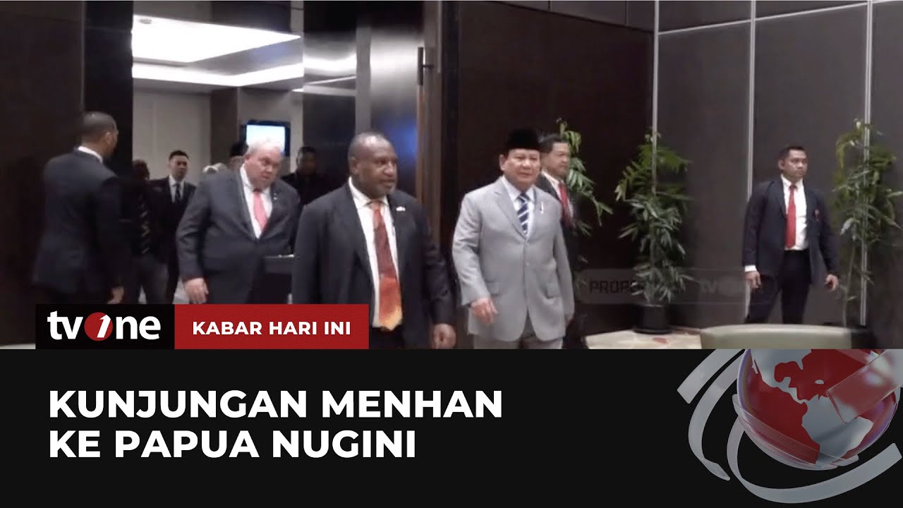 Prabowo Subianto Kunker ke Papua Nugini dan Bertemu PM James Marape | Kabar Hari Ini tvOne