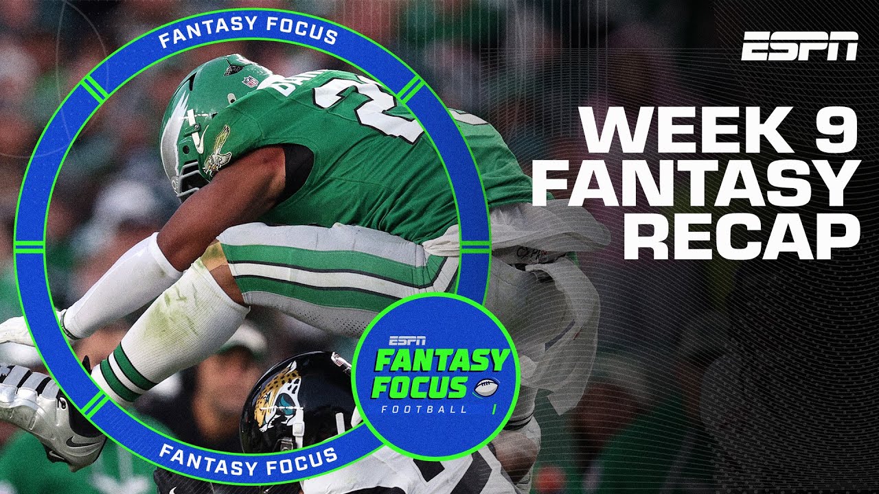 Week 9 Fantasy Recap: Biggest Takeaways + Studs & Duds | Fantasy Focus 🏈