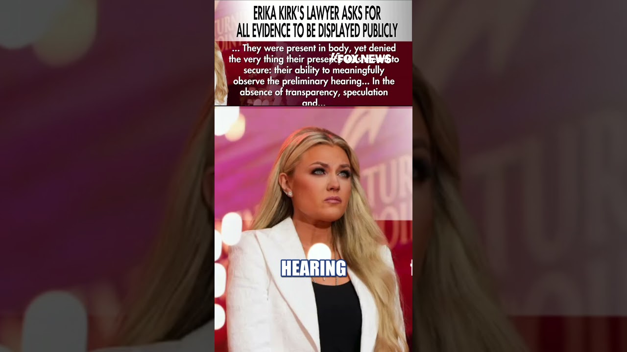 BREAKING: Erika Kirk DEMANDS transparency in new court motion #shorts #us #news #CharlieKirk