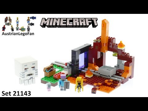 Lego 21143 LEGO 21143 Minecraft The Nether Portal Building Kit, Steve ...