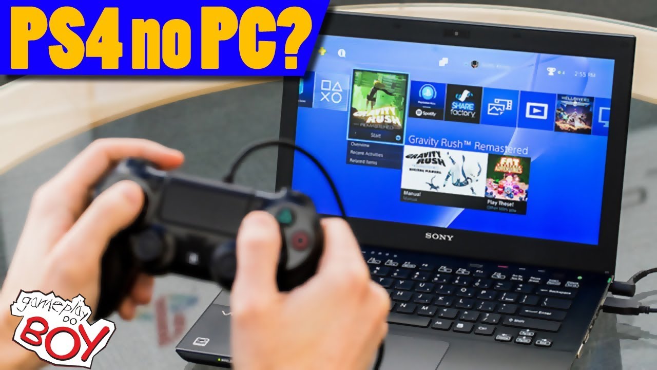 COMO JOGAR PS4 NO PC? (Live Sem Placa de Captura no OBS) - Gameplay do Boy