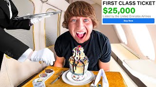 I Bought The Most Expensive Airplane Ticket!