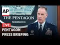 LIVE: Pentagon press briefing