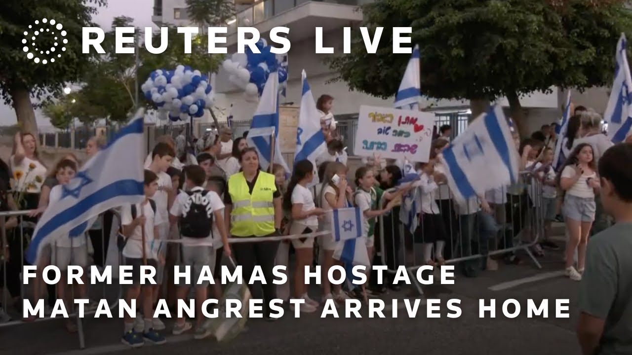 LIVE: Former Hamas hostage Matan Angrest arrives home