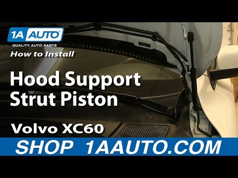 VOLVO XC 60 - Hood Support Strut Piston Replacement