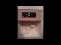 samsung fridge freezer rs21 model resetting the filter warning light.wmv